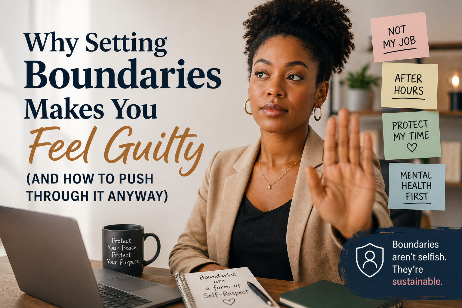 why do I feel guilty setting boundaries at work?
